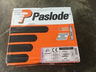 Paslode 51mm (x2.8mm) ring galv plus nails with gas